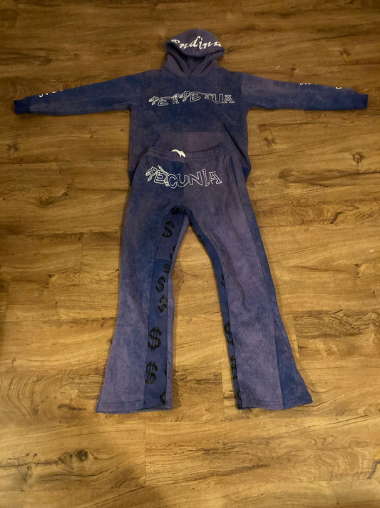 Purple Washed Sweatsuit
